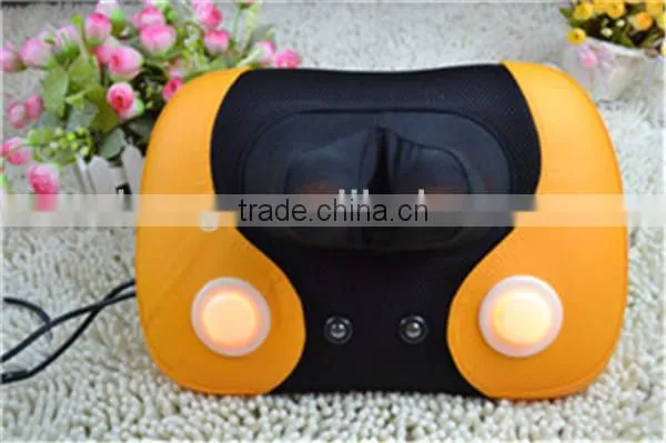 Kneading dual head waist shiatsu massage pillow