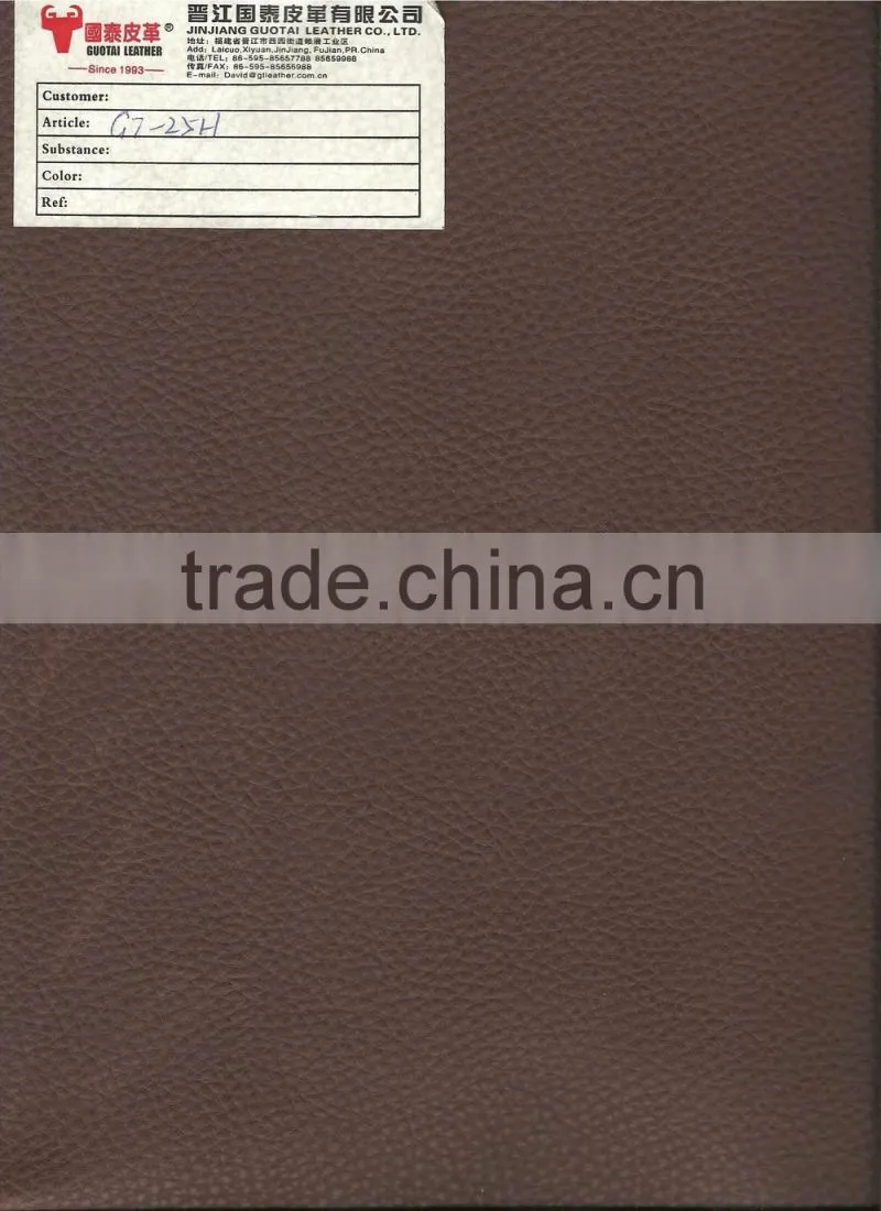 Genuine cow barton print leather for shoes & bags