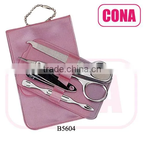 4pcs travel kit/manicure set with blister