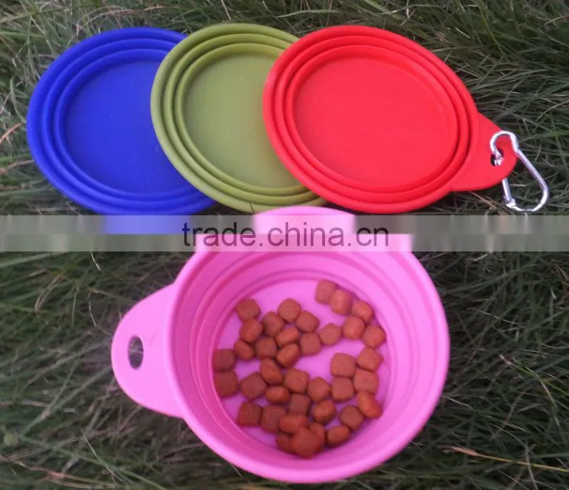 silicone dog bowl feeder.pet dog bowl