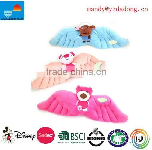 plush keyboard mat/Angel wings soft keyboard mat