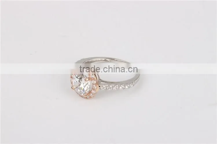 New arriving fashion women rings solid14K gold jewelry AAAAA CZ