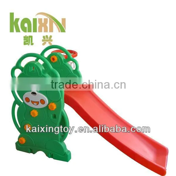 Amusement Park Children Playground Plastic Slide with Elephant Circles