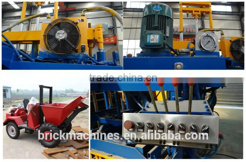 FL10-15 egg laying hollow brick making machine ,concrete molds