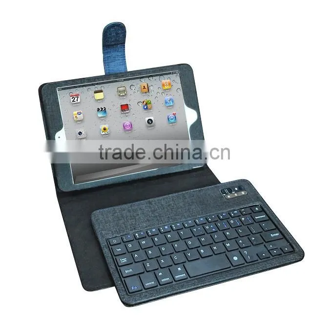 2015 newest bluetooth leather keyboard case 12 inch tablet