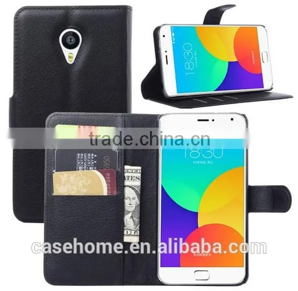 Newest PU Leather Wallet Flip Cover Case for Meizu MX4 Pro