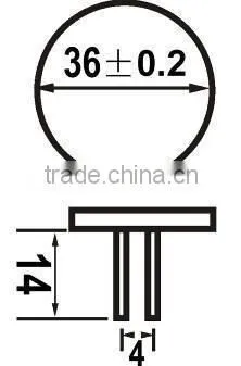 low voltage 1.5w 3528 SMD back-pin G4 LED boat cabin light
