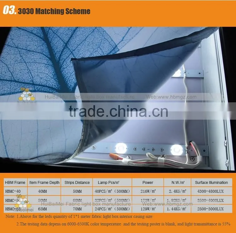 EPISTAR CHIP aluminum rigid led lattice backlight strip
