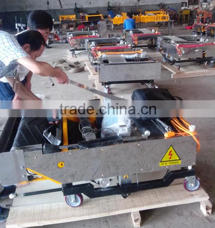 Internal automatic wall plastering machine for sale skype:sunnylh3