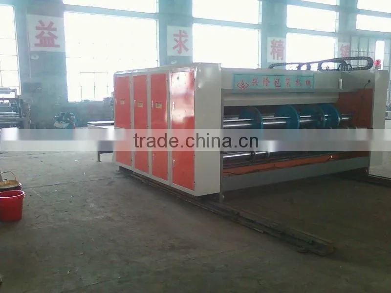 YFQ multi color printing slotting, carton box machine
