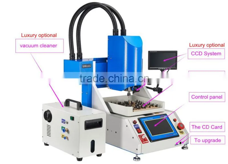 LY 1001 luxury pack professional automatic IC cnc router CNC polishing machine for iPhone main board repair
