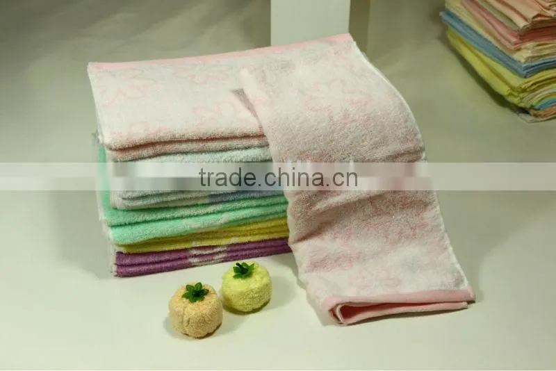 Solid color jacquard cotton Towel