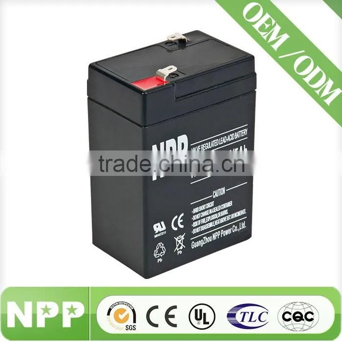 6v5ah rechargeable battery AGM battery for led lamp
