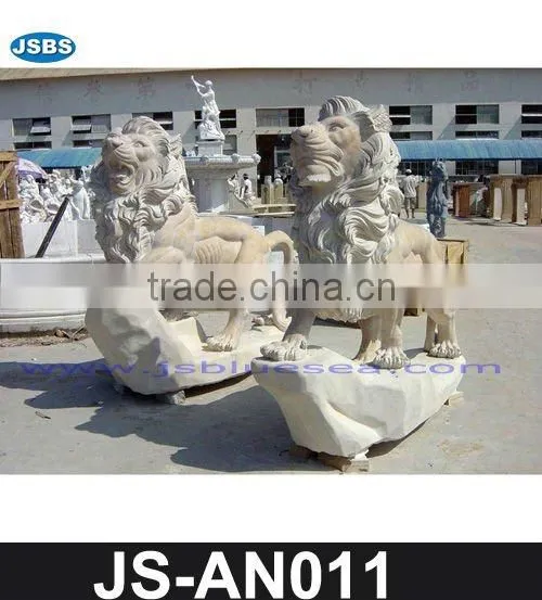 Red Marble Elephant Carving statue