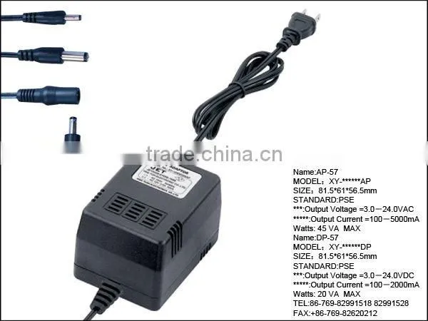 12V 3A/5A UL/PSE Switching Power Supply