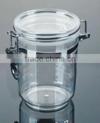Plastic Type and Plastic Body Material kilner jar with clip
