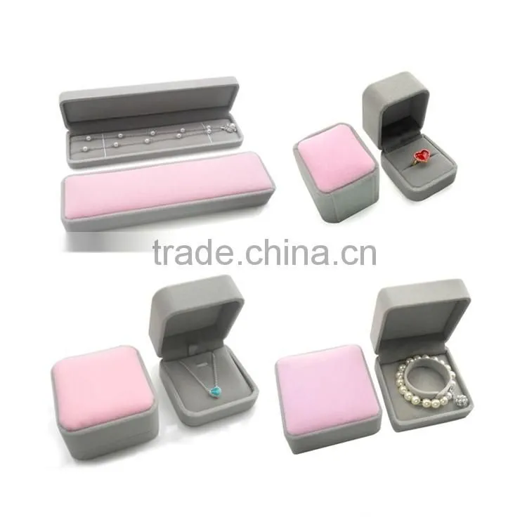 pu jewelry box gift box .custom made jewelry box