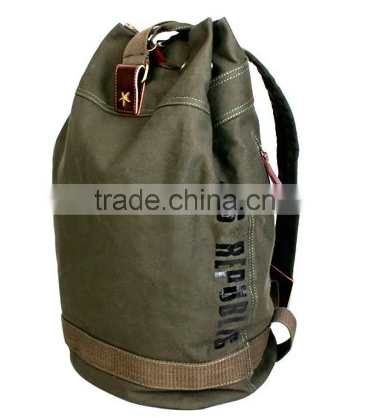 OEM drawstring backpack fashion backpack bag 2016 new products canvas drawstring backpack
