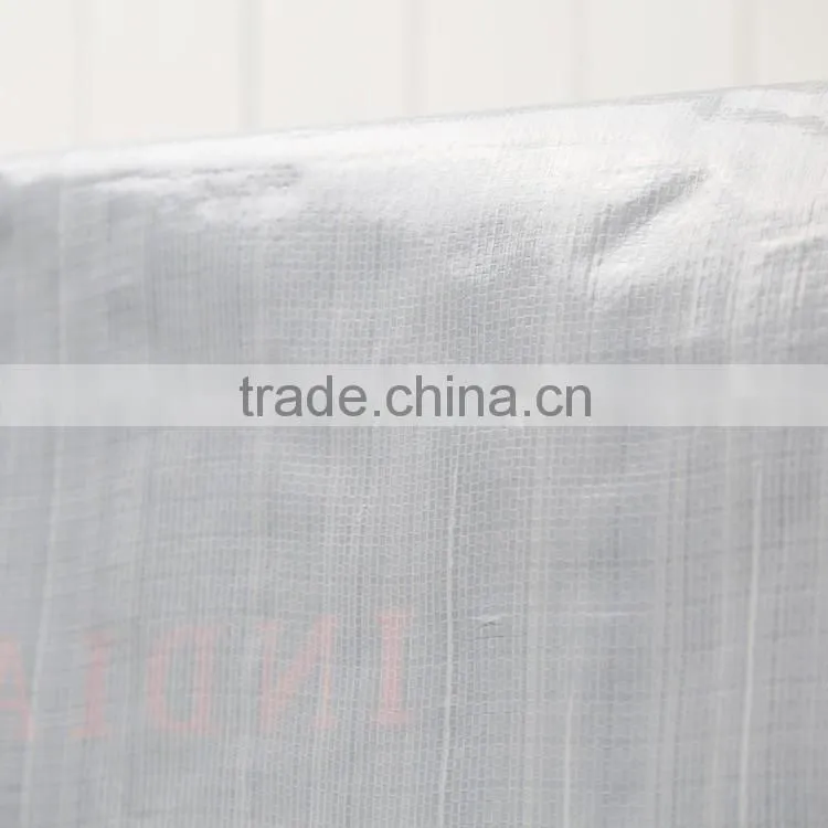 PP woven fabric with lamination shopping bag ,with cover ,webbing PP handle ,with CMYK printing