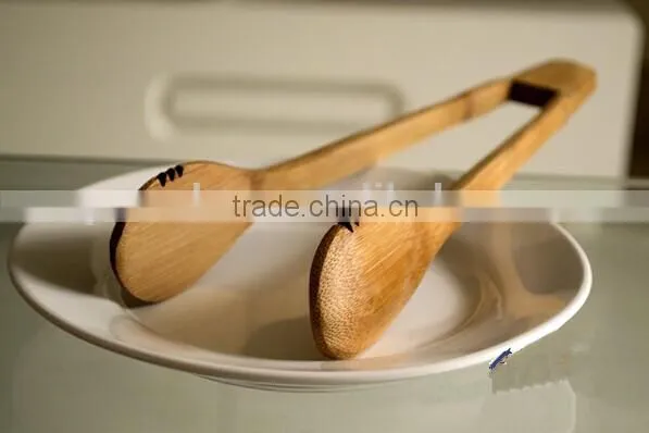 Natural Bamboo Tongs For Food