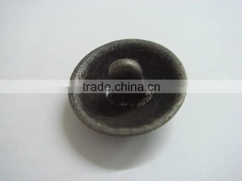 20mm special design doom shape metal alloy free sample button