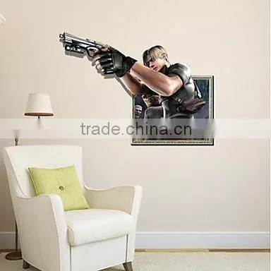 Custom design room decor 3d wall stickers