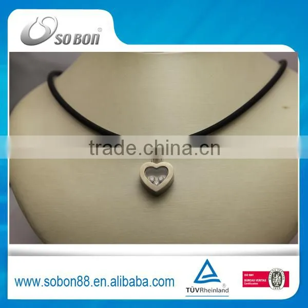 2013 fashion stainless steel couple necklace