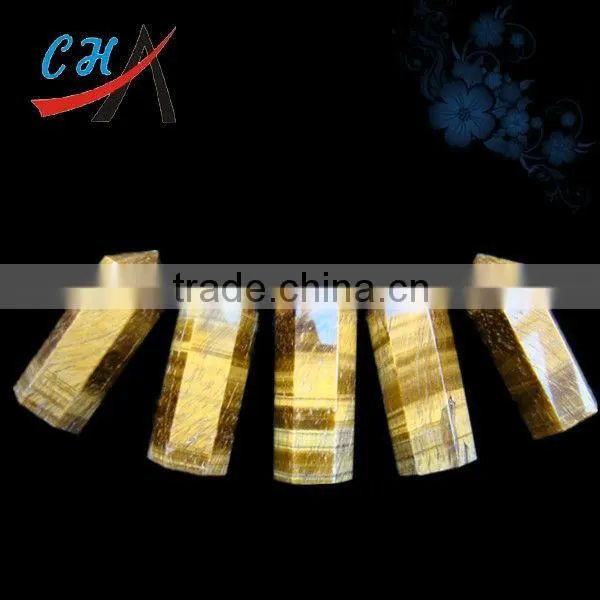 Wholesale natural semi precious stone rock crystal single-head point