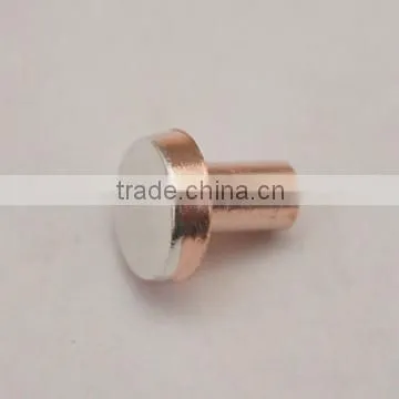 2016 new electrical bimetallic silver rivet contact tip contact rivet used in relays