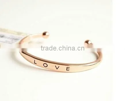 >>Fashion Women vintage love cuff bracelet/