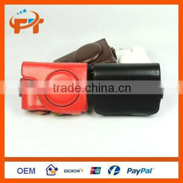 Leather Camera Case Bag for Casio EXILIM EX-ZR1000 Digital Compact Camera