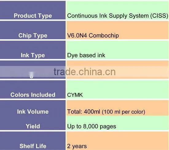 CISS For Epson T21/T20/T10/T11/T20E/TX100/TX101 With Combo Chip