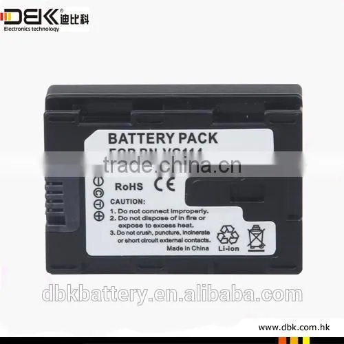hot sale Rechargeable Li-ion Camera Battery for fully decord JV BN-VG114