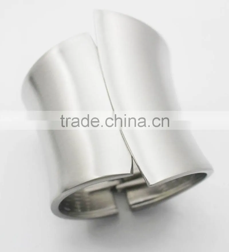 Hot Selling Blank Silver Metal Open Bangle Bracelet Wholesale
