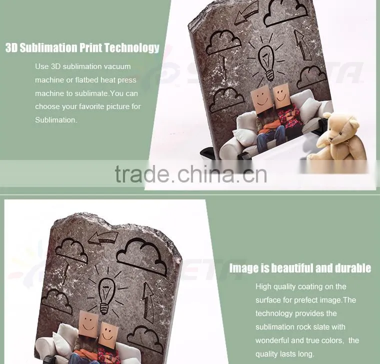 Manufacturer for Sublimation slate, rock thermal transfer printing from Sunmeta company