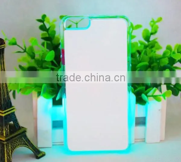 2D blank sublimation LED mobile phone case for iPhone 6 Plus