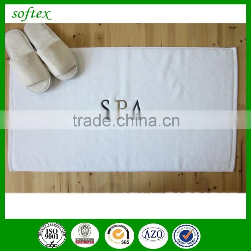SPA white cotton 50x80cm terry towel bath mat