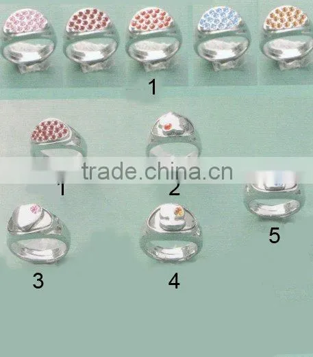 fashion style zinc alloy women rings and gift