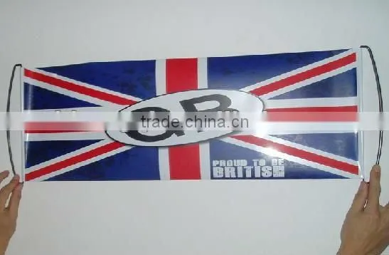 Plastic PET Sports Fans Cheering Rolling Flag/Banner