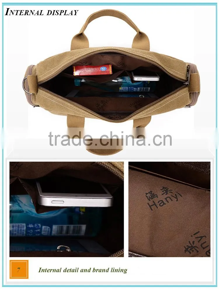 hot sale male fancy denim fabric handbags