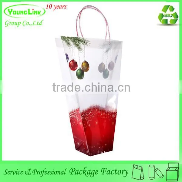 Professional Fashion Customized plastic soft loop handle bag for clothing