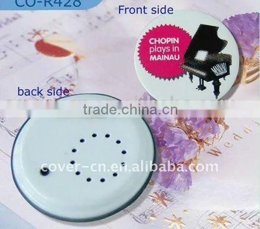 Newest promotional gifts, Music Badge with Pin and Magnet