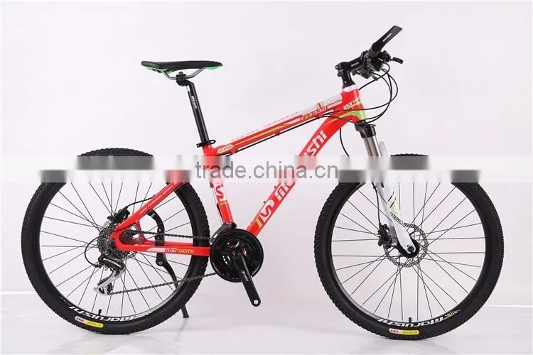 2016 alloy mountain bicycle 21 speed flat handlebar mtb for men
