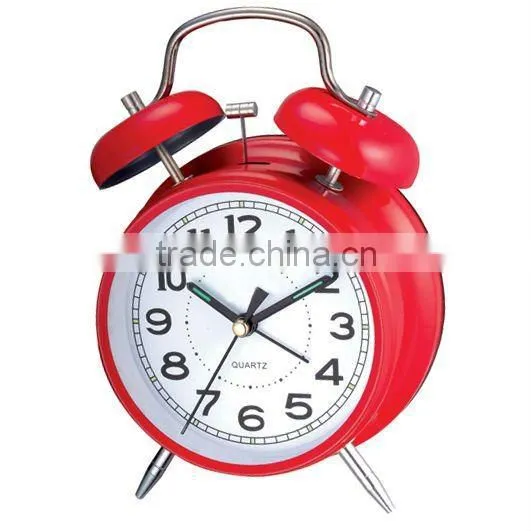 Mechanical alarm clock, loud voice alarm clock, metal clock