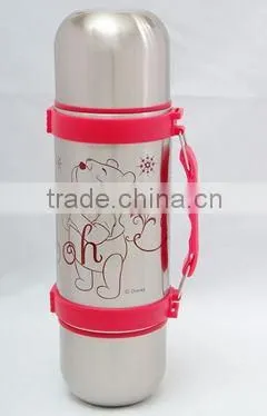 2014 hot sale double wall stainless steel travel coffee pot with handle 500ML 750ML 1000ML