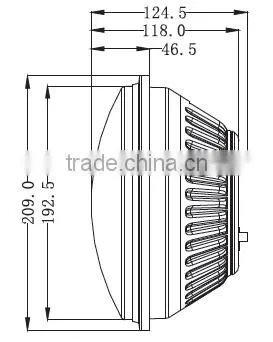 200mm super power led traffic light module/traffic light module with super brightness