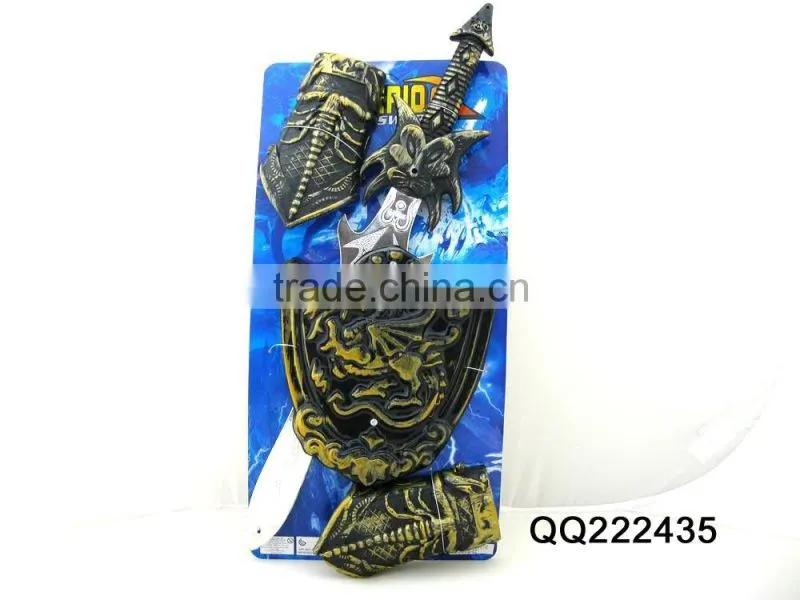 plastic toy shields, plastic sword and shield set toys, plastic cheap toy swords for kids
