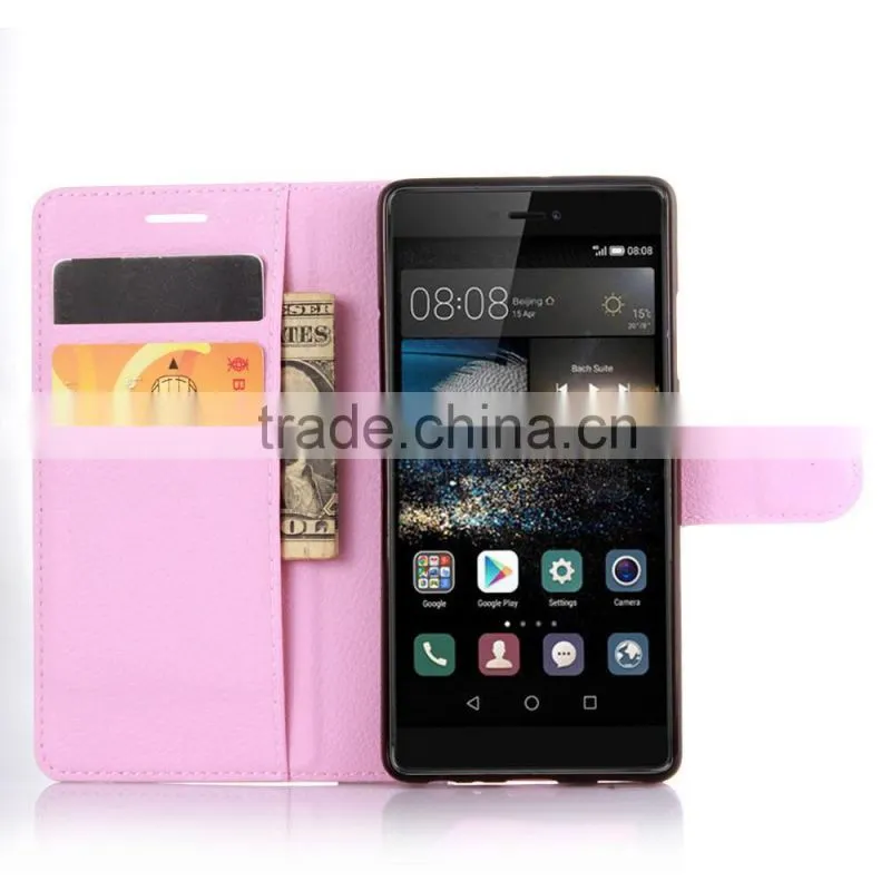 Luxury Mobile Phone Leather Case Leather Flip Case For Huawei P9