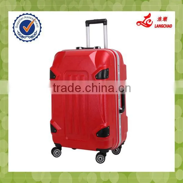 Different Colors China Supplier Eminent Aluminum Trolley Beauty Case PC Luggage Set