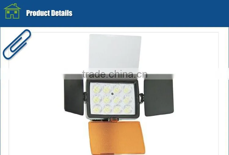 Hot Selling 12 Bulbs Video Shooting Light LED-1040 for Sony Camcorder